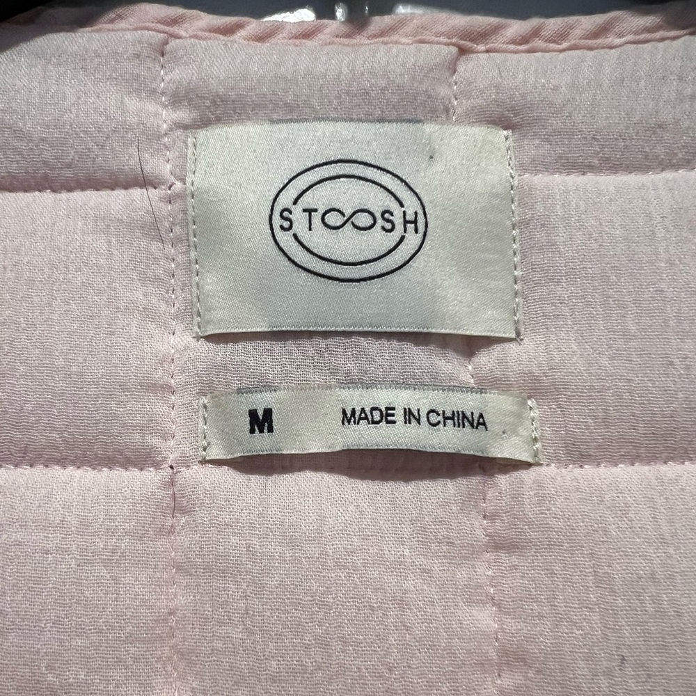 Stoosh Pink Patch Bow Tie Quilted Patchwork Vest … - image 4